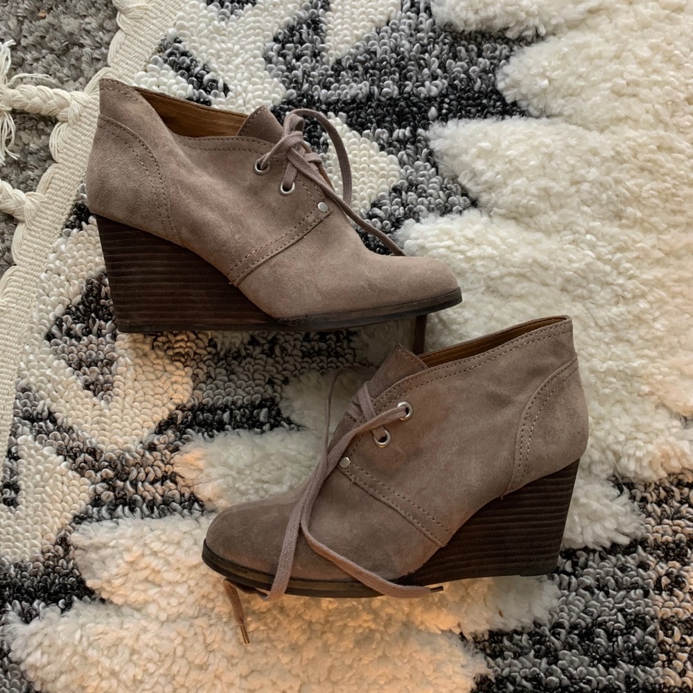 Suede booties